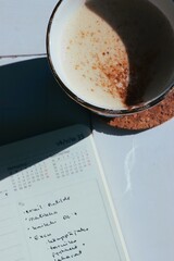 coffee and notes