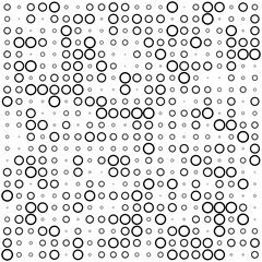 Bubbles halftone random pattern background. Vector illustration.