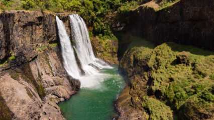 Cachoeira da Fuma&ccedil;a em Nova Ponte, Minas Gerais, queda de 45mts contem rapel