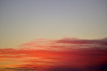 Fototapeta premium Roter Himmel