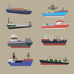 set of ships