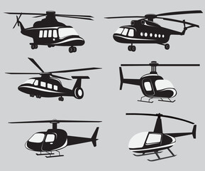 set of helicopter