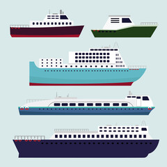 set of ships