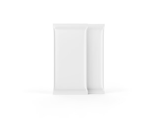 Chocolate packaging on white background