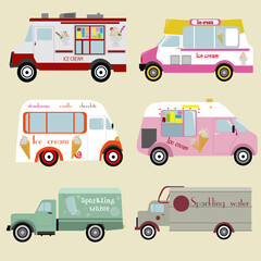 set of transport vehicles