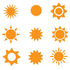 sun icons set