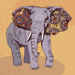 elephant cartoon illustration