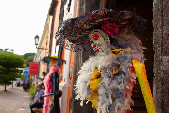 Catrinas Mexicanas Tradicionales Celebración Día De De Los Muertos México Latinoamérica