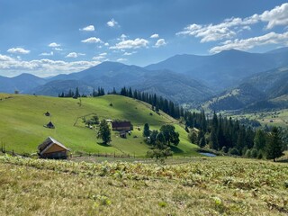 landscape in the mountains