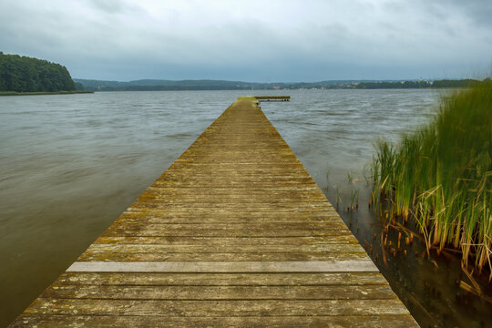  pier, jetty, lake in bad weather , horizon, nature, landscape, clouds, long exposure
