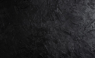 Black stone texture, dark slate background, top view