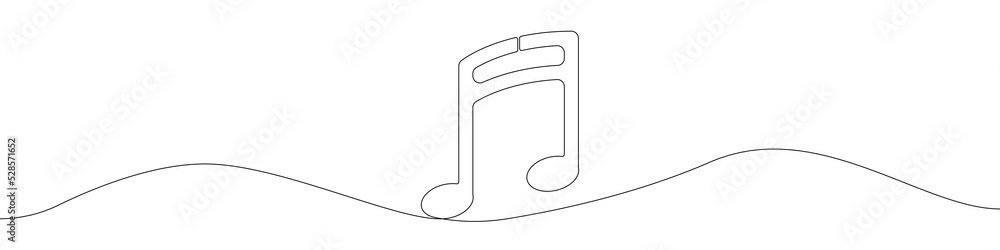 Poster note icon line continuous drawing vector. one line note icon vector background. note mark icon. cont