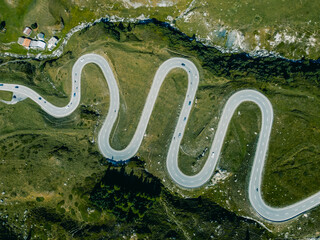 road transportation technology, julierpass swiss alps