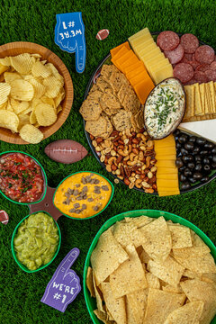 Football Food for a game watching or tailgating party