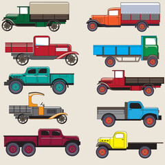 set of trucks