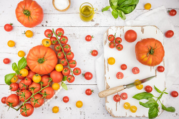 ripe tomatoes for salad