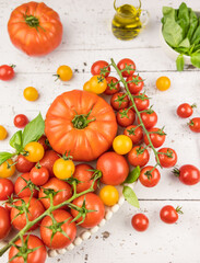 colorful tomatoes  