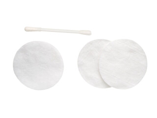 Cotton pad and stick isolated transparent png © photohampster