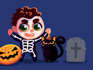 halloween party pirate boy