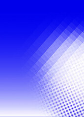 Obraz premium Halftone background design with blue dots on white. gradient abstract banner template..