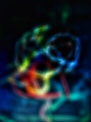 background with particles