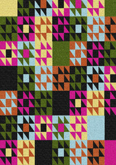 Carpet Pattern Design Geometric fabric