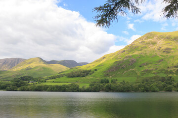 lake in the mountains