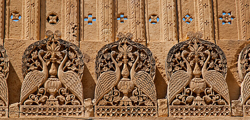 Element exterior in Mandir Palace, Jaisalmer, Rajasthan, India