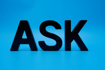 ASKの文字とコピースペース