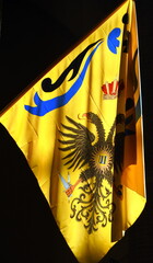 Fahne der Contrade Adler (Aquila)