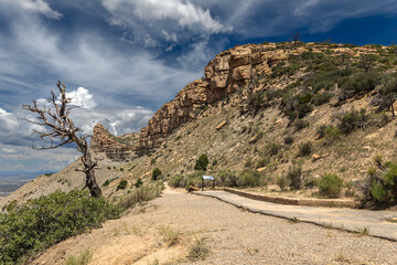 Montezuma Valley Overlook in Mesa Verde National Park.