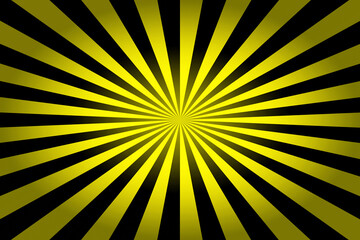 Obraz premium Yellow - Black Starburst Background