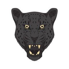 cartoon head leopard handrawn © hafid