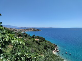 view from the beach