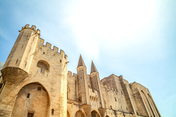 Papstpalast, Avignon, Frankreich 