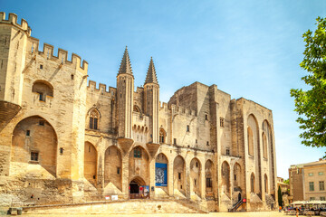 Papstpalast, Avignon, Frankreich 