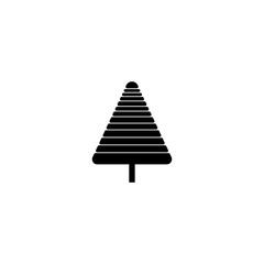 christmas fir tree icon vector