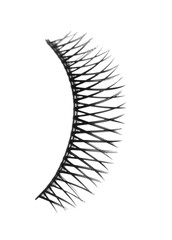 Fake eyelashes on white background. Makeup product