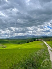 landscape with clouds