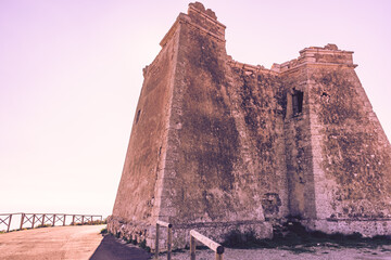 Mesa Roldan tower, Cabo de Gata, Spain