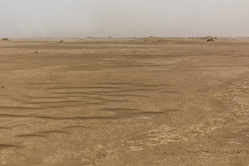 Desert in Danakil depression, Ethiopia.