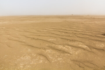 Sand storm in Danakil depression, Ethiopia.