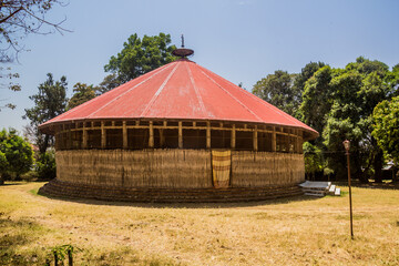 Ura Kidane Meret (Mihret) monastery at Zege peninsula in Tana lake, Ethiopia