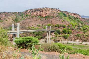 Bridge on A3 highway over the Blue Nile (Abay) Gorge  , Ethiopia