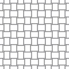 geometric basketwork seamless pattern stylish texture with repeating straight lines