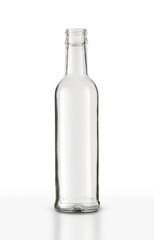 empty glass drink bottle