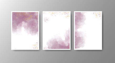 Abstract painting using watercolors. Design for your date, postcard, banner, logo.
