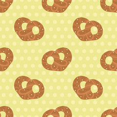 handraw cute food sweet design vector seamless pattern