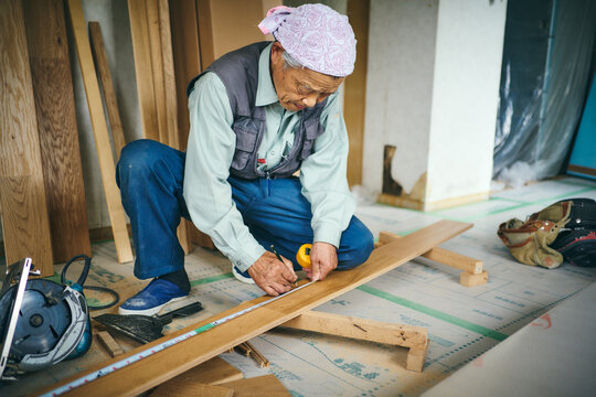 大工職人のポートレート