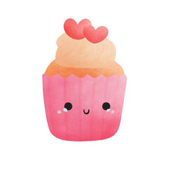 cupcake with heart